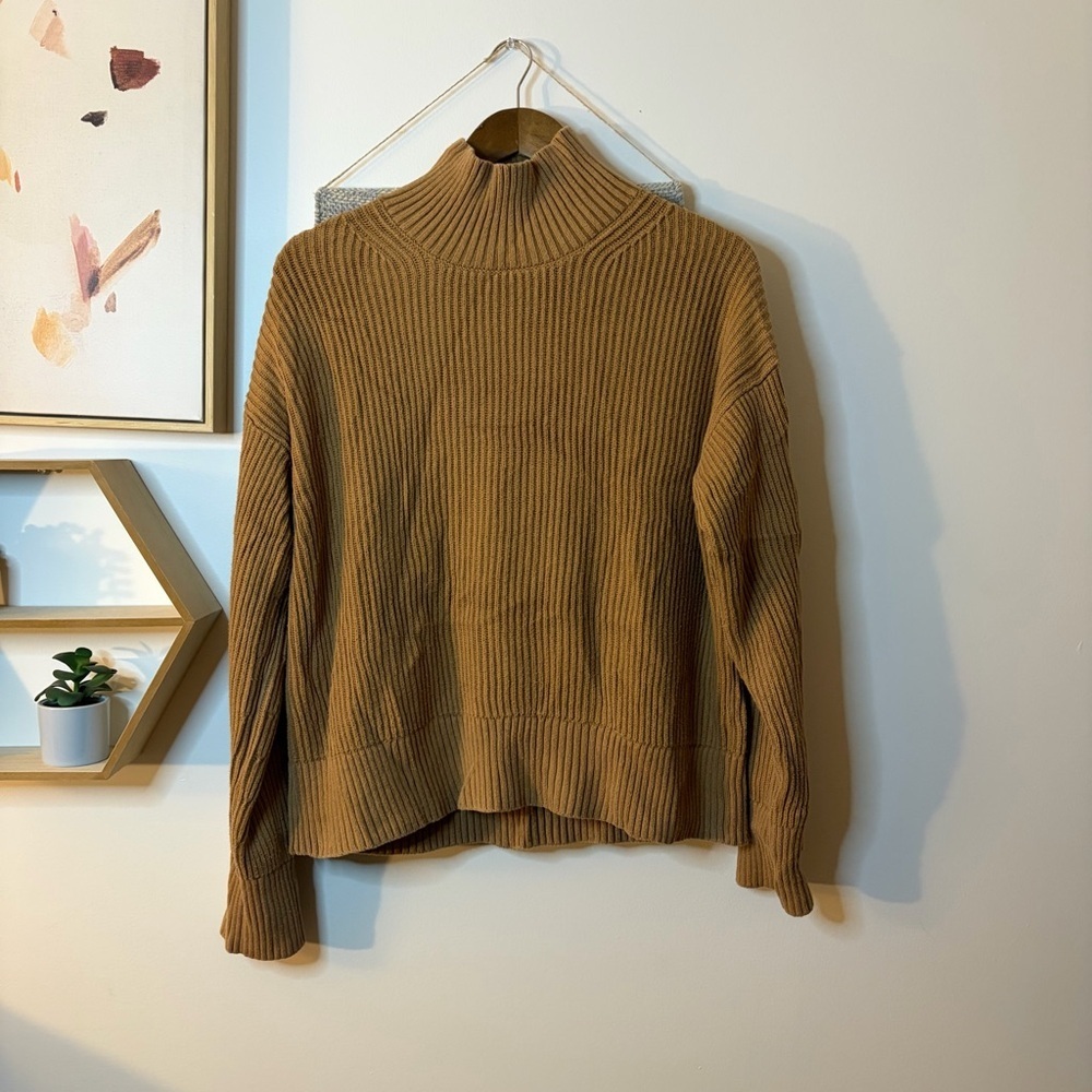 Everlane Mock Neck Sweater Medium